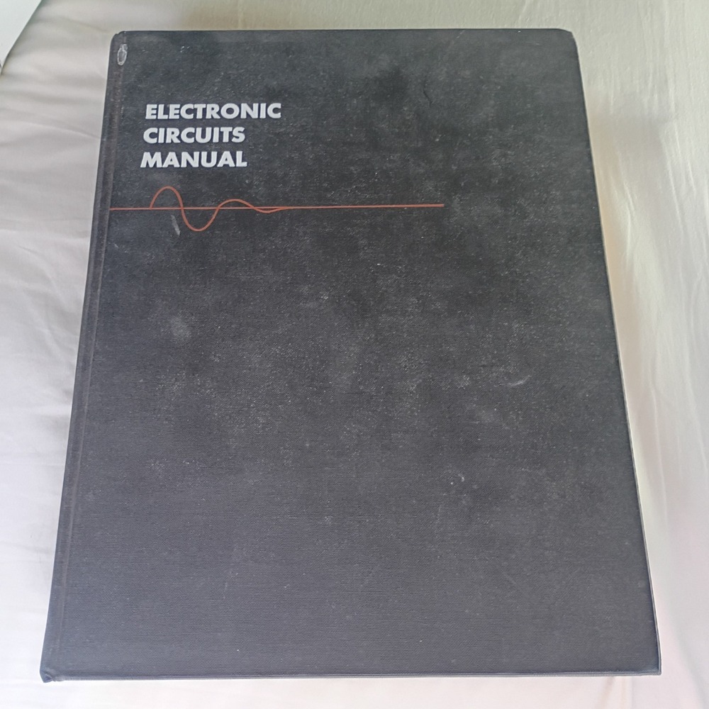 Electronic Circuits Manual, Markus John Vintage 1971 McGraw-Hill, Hardcover Good